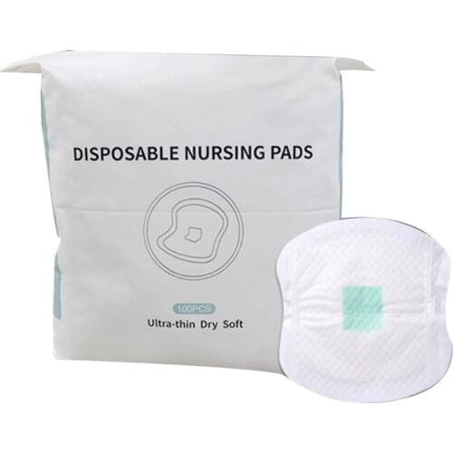 100 Pcs Disposable Patch Breast Pads Leakproof Ultra Thin Anti-galactorrhea Breastfeeding Pad Breathable Nursing Pads A2UB
