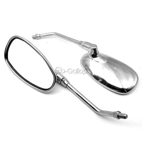 2 pcs 10mm Universal Motorcycle Rearview Mirrors For Kawasaki Vulcan VN 800 900 1500 1600 1700 2000