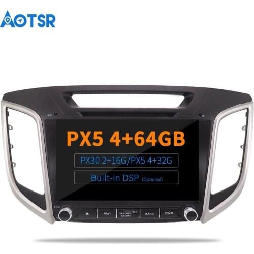 AOTSR Android 9.0 / 10.0 DSP Radio For HYUNDAI IX25 CRETA 2014 2015 - 2018 Car GPS Navigation 2 Din Bluetooth Player Head Unit