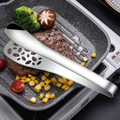 Multifunctional 304 Stainless Steel Food Clip Food Clip Kitchen Barbecue Clip Steak Clip Bread Clip Kitchen Gadgets