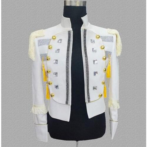 Palace blazer men Tuxedo suits designs jacket mens stage costumes for singers clothes dance star style dress punk rock masculino