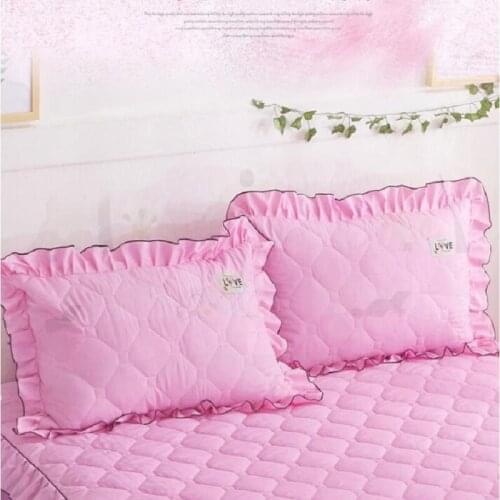 UBRUSH pillowcase 48*74 cm Polyester fabric Smooth skin pink color Comfort Sleeping Noble temperament Home Hotel Pillowcases