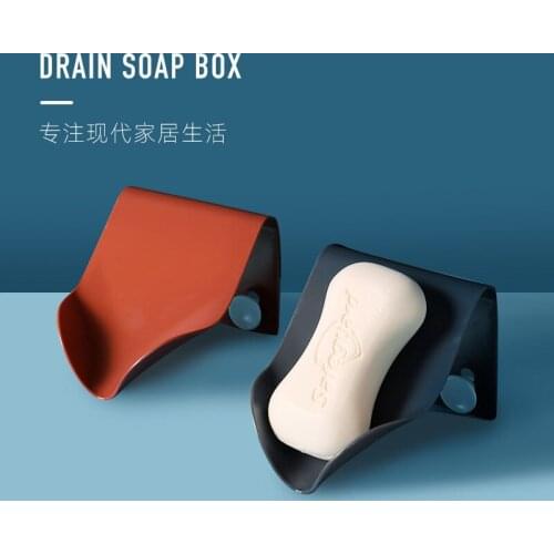Original plain non-trace hanging bathroom toilet soap box of toilet soap box wall hanging drop soap dish