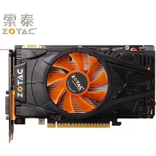 Original ZOTAC GeForce GTX 550Ti-1GD5 Graphics Card Thunder PB For NVIDIA GTX500 GTX550 1GD5 1G Video Cards 192bit GDDR5 Used