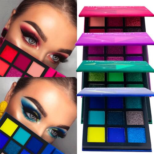 Brand Makeup EyeShadow Palete Earth Color Glitter Luminous Waterproof Long Lasting Eyeshadow New Make up With Brush maquiagem