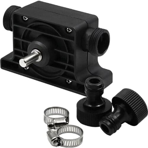 Portable Electric Drill Pump Self Priming Transfer Pumps Oil Fluid Water Liquid Transfer Pumps Round Shank Duty Self-Priming