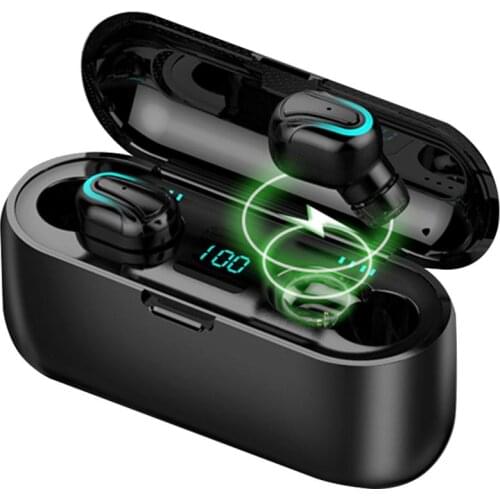 Q32 TWS Bluetooth 5.0 Earphone Wireless Headset Binaural Super Small Mini Invisible Sports In-ear Running earphones