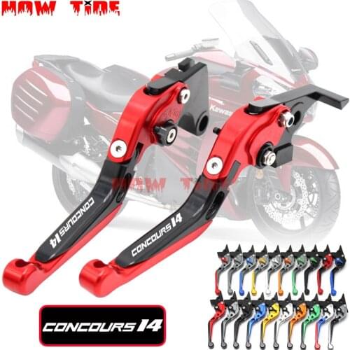 !Logo(CONCOURS 14) For Kawasaki For Kawasaki CONCOURS 14 CONCOURS14 2007-2017 2008 2009 2010 CNC Motorcycle Brake Clutch Levers