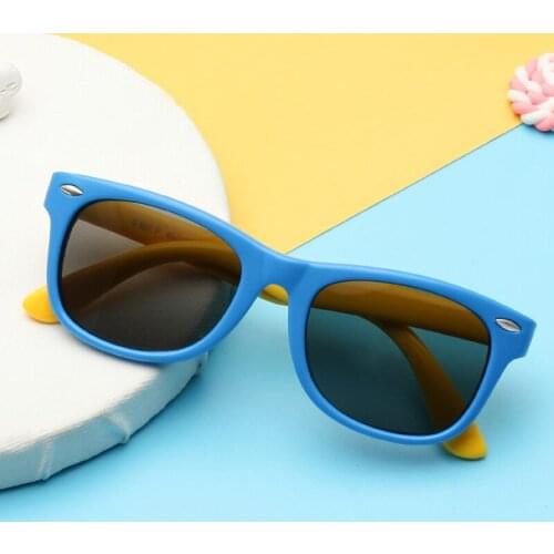 New Polarized Kids Sunglasses Silicone Flexible Children Sun Glasses Fashion Brand Designer Boys Girls Baby Shades Eyewear