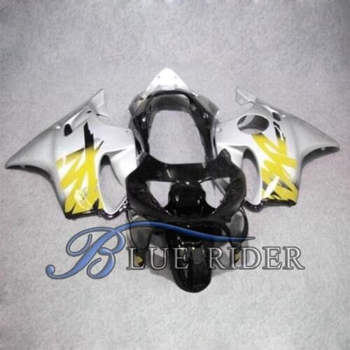 Injection Mold Sport Fairing Kits For CBR600 F4 1999 2000 CBR600F4 CBR600 99 00 Motorcycle Full Fairing Kits Silver Black