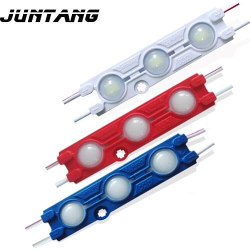 Led module SMD 5730 3 LED lighting module DC12V waterproof highlight LED module 1.2W advertising light lens module
