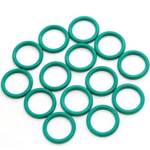 Green fluorine rubber O-ring, outer diameter 10-33, wire diameter 3.5mm, oil-resistant acid and alkali-resistant high temperatur