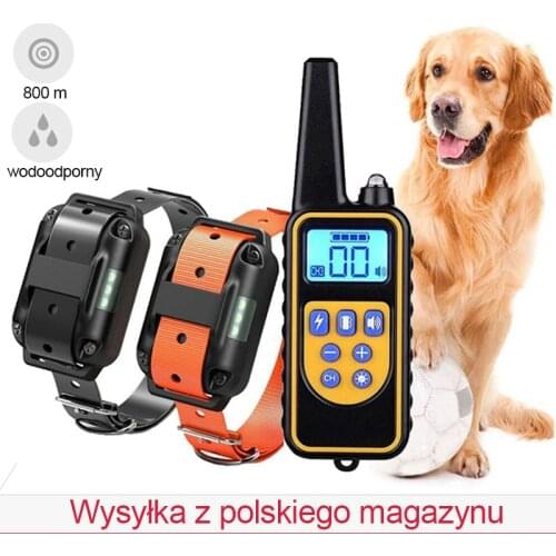 Smycz dla psa 800M ogrodzenia dla psów odstraszacz psow wodoodporny dog training collar dog supplies odstraszacz zwierząt DHL