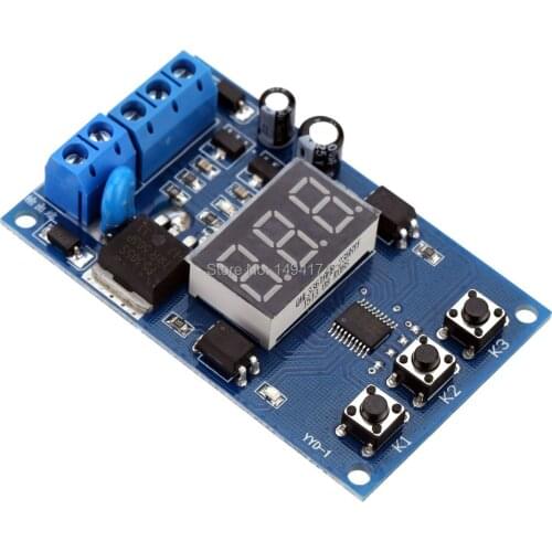 WQScosea Q8S-114 24V 12V LED Display Trigger Delay Timer MOS FET Driver Self-lock Control Module Home PLC Automation Switch