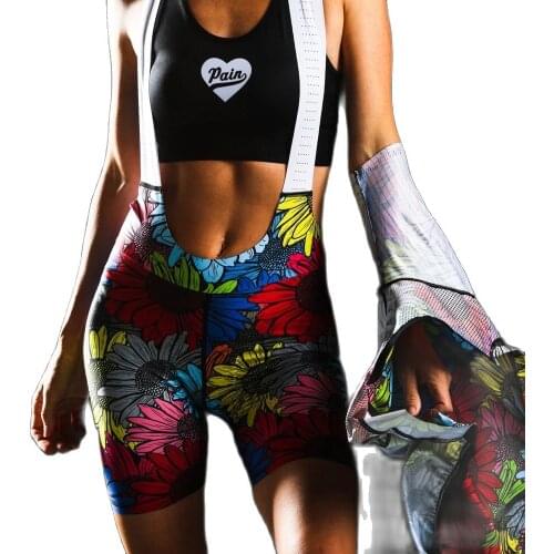 Women Bike Shorts Love The Pain Cycling Pants Road Clothing Mtb Culotte Outdoor Shorts Lycra Bicycle Bib Shorts Ciclismo Usa