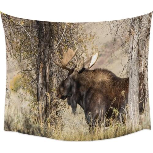 Animal Hair Brown Yellow Wall Tapestry Cover Beach Towel Picnic Yoga Mat Home Decoration
