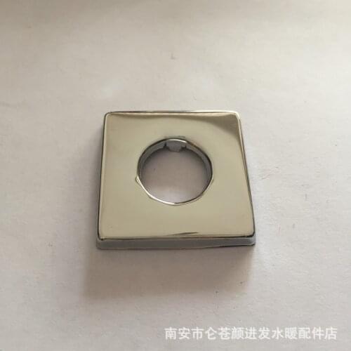 1/2 Stainless steel 201 polished plating, 4/8 square triangle valve faucet decorative cover kitchen & bathroom accessories cover