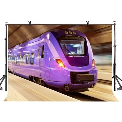 150x220cm Purple Metro Backdrop Purple High Speed Subway Photography Background for Camera Photo Props