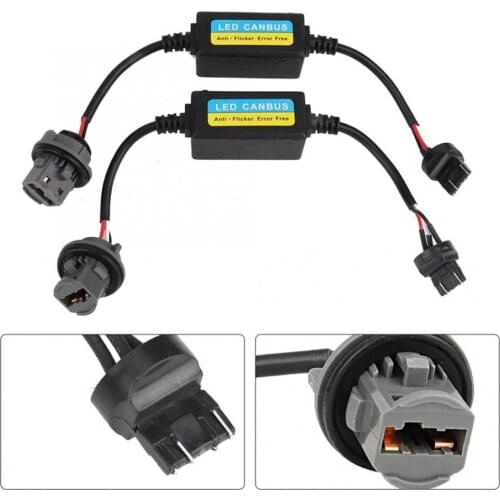 2Pcs Fast Flash Accessor Load Indicator Signal T20 T443 LED Load Resistors Turn Signal Blink Error Code Canbus Decoder