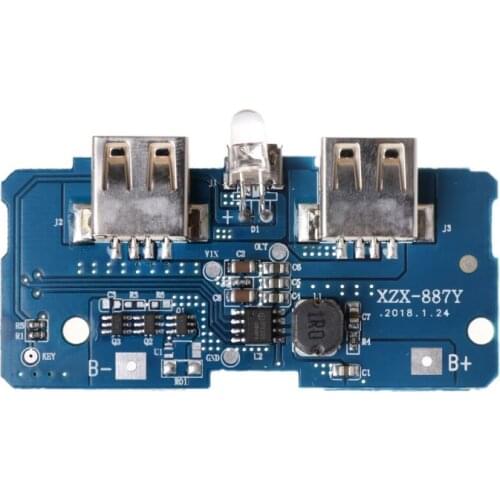 5V 2A Dual USB 18650 Lithium Power Bank Charging Board Circuit Step Up Module