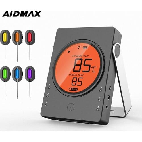 AidMax PRO01 Kitchen Oven Thermometer Wireless Smart BBQ Meat Food Cooking Steak Thermometer Bluetooth Outdoor Barbecue Gifts