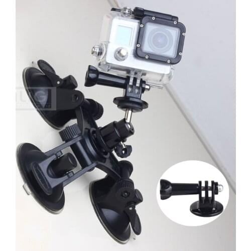 Accessories Car Windshield Sucker Mount Holder Base Set for Gopro Hero 7 6 5 4 3+ 3 SJ4000 SJ5000 Wifi Mini Camcorder