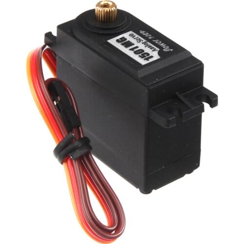 Power HD-1501MG High Torque Analog Servo 17kg/cm 1.14s Copper Gear For 1:10 1:8 RC Cars Robot