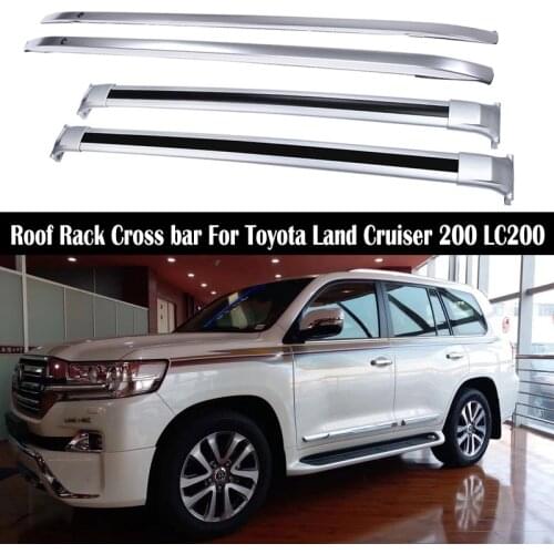 Roof Rack For Toyota Land Cruiser Prado 200 LC200 2008-2021 Rails Bar Luggage Carrier Bars top Cross bar Rack Rail Boxes
