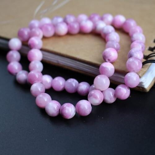 48Pcs 8mm Bosi Stone beads Charm Beads Dyed Fashion beads for jewelry Bracelet Necklace Earring making DIY Accessoires