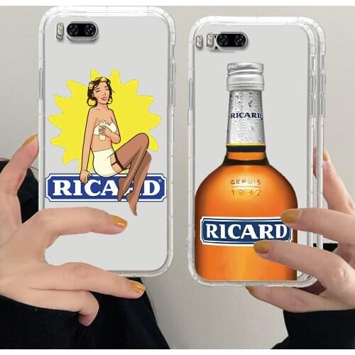RicardS beer wine Phone Case For Xiaomi Mi Max Note 3 A2 A3 8 9 9T 10 Lite Pro Ultra transparent 3D hoesjes tpu Etui fashion