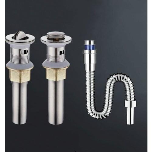 Drainage Fitting Tools Stainless Steel Sewer ABS Electroplated Pipe Wash Basin Maintenance Kitchen Bathroom Floor Drain E11737