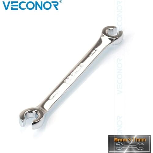 9X11 10X12mm Flare Nut Wrench Spanner Oil Pipe Wrench High Torque Multitool Mirror Polish