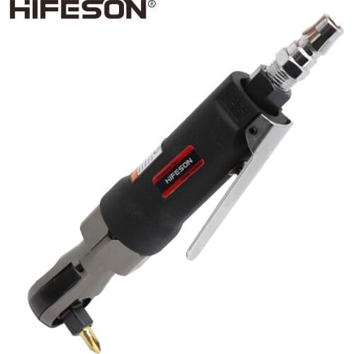 HIFESON 2 in 1Pneumatic Air Mini Ratchet 3/8" Wrench 1/4" Screwdriver Tools Adjust Torque For Car Bicycle Repair Accessories