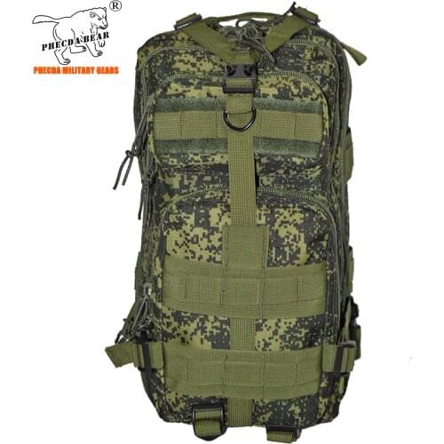 Classical 3p tactical assault backpack 20l hiking edc camouflage backpack small military waterproof backpack army hiking bagpack