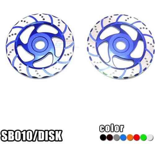 LOSI 1:6 SUPER BAJA REY 9320977 Aluminum alloy front and rear universal brake disc/silver edge, metal