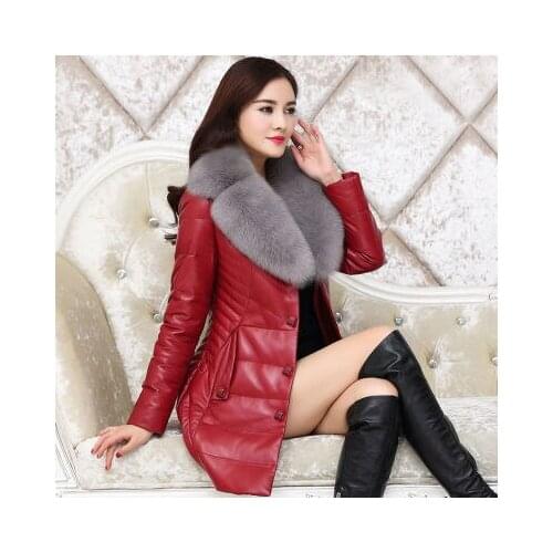 MAXAKG Womens Fashion Leather Jackets