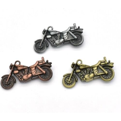 Mini Motor Motorbike Key Pendant - Metal 3D Model Motor Cycle Model Charm Pendant Model Toy for Children Boy Birthday Present
