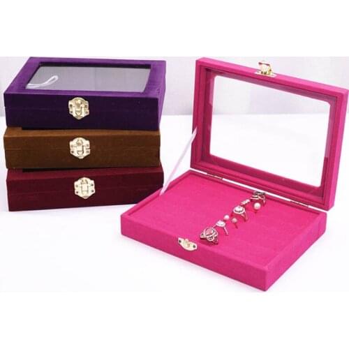 Mordoa Jewelry Display Casket / Jewelry Storage Organizer Earrings Ring Box Case for Jewlery Gift Box Jewelry Box Free Shipping