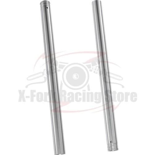 Front Fork Tubes Pair Inner Shock Pipes For Kawasaki ZX600 ZZR600 1990 1991 1992 1993 41x605mm 44013-1323