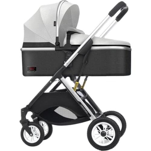 Baby Push Ultra Lightweight High Landscape Stroller Foldable Simple High Landscape Two-way Shock Absorber Newborn Baby Carriage