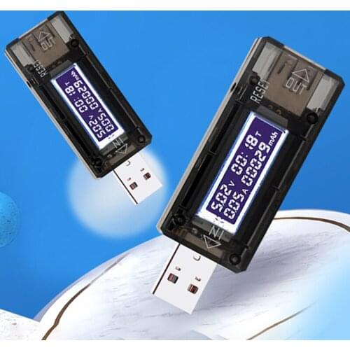 3.2-10 V 0-3 A USB Tester Voltage Current Meter LCD Digital Dual Display Batteries Charger Instruments Voltage Current Tester