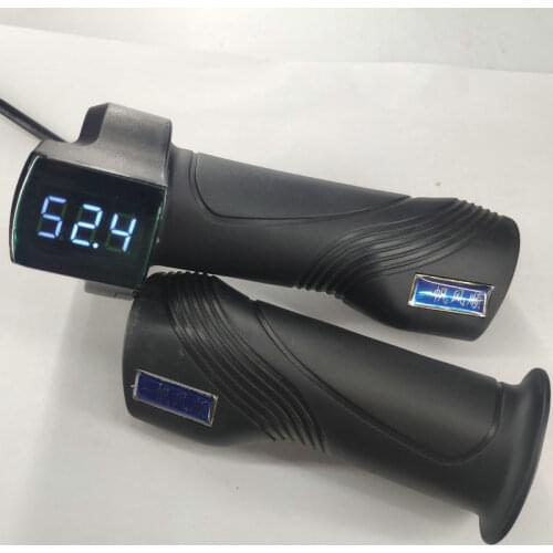 Voltmeter 12-120v+Twist Throttle Battery Voltage Indicator For Electric Scooter Bike ACCESSORY Tricycle ATV MTB Mobility Part