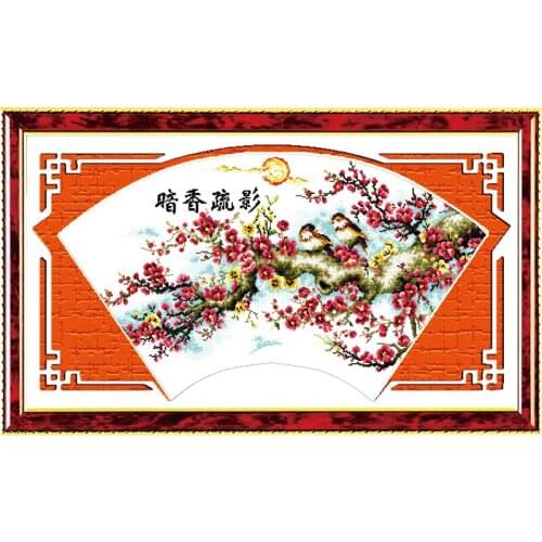 Impressions of Fluidity cross stitch kit lanscape 14ct 11ct count printed canvas stitching embroidery DIY handmade needlework