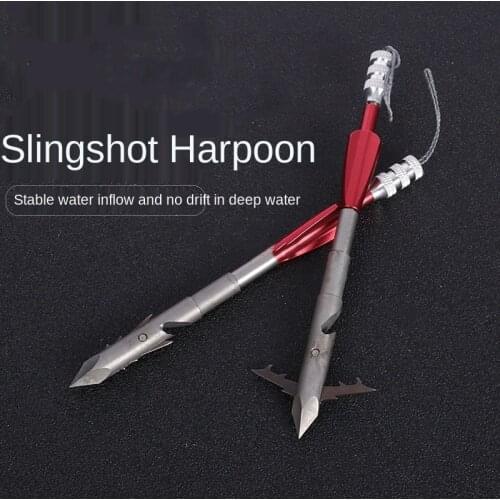 1pcs Professional Fishing Slingshot Arrows Powerful Deepwater Fish Darts Hunting Slingshot Head Adult Shooting Crossbow Arrow