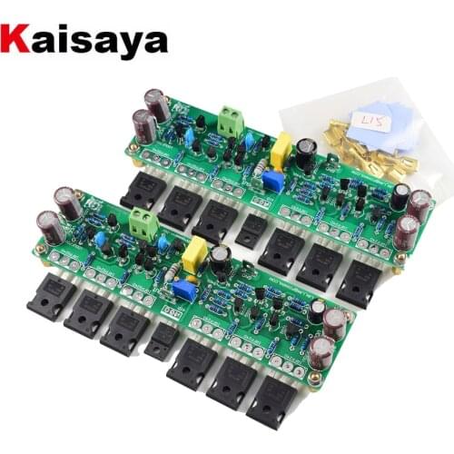 2pcs L15 MOSFET stereo Amplifier Board 2-Channel AMP 300W 8R CLASS AB IRFP240 IRFP9240 A5-008