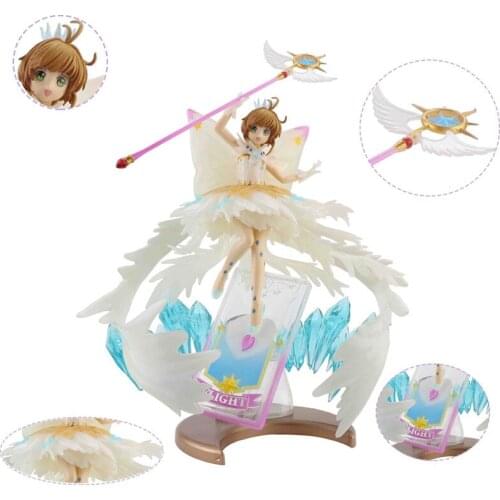 30cm Anime Card Captor Sakura Kinomoto Sexy Girl PVC Action Figure Collectible Model Doll Toys For Children Gifts