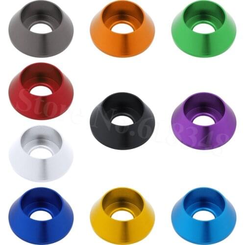 8-pack RC Replacement Aluminum M4 Cup Head Screws Washers Gasket Bolts Hardware RC Model Parts