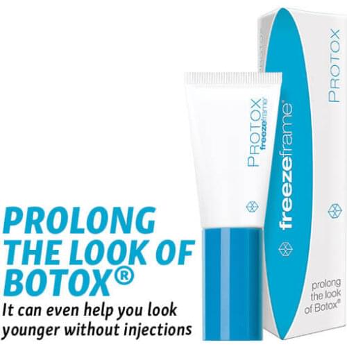 Australia Freezeframe PROTOX 20ml INJECTION FREE ALTERNATIVES Wrinkle free Long term results No needles No Pain