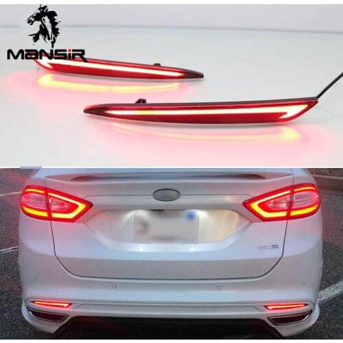 Car LED Rear Bumper Light Reflector Taillights Fog Lamp Reverse Lights For Ford Mondeo Fusion 2013 2014 2015 2016 2017 2018