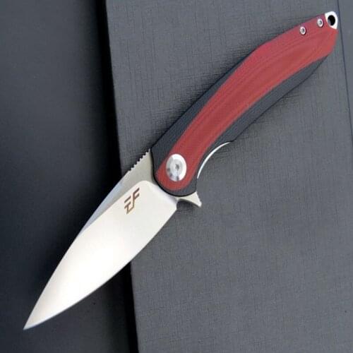 Eafengrow EF954 Pocket Folding Knife D2 Blade Survival Camping Hunting G10 Handle Rescue Gift Tactical EDC Tool Kithcen Knife